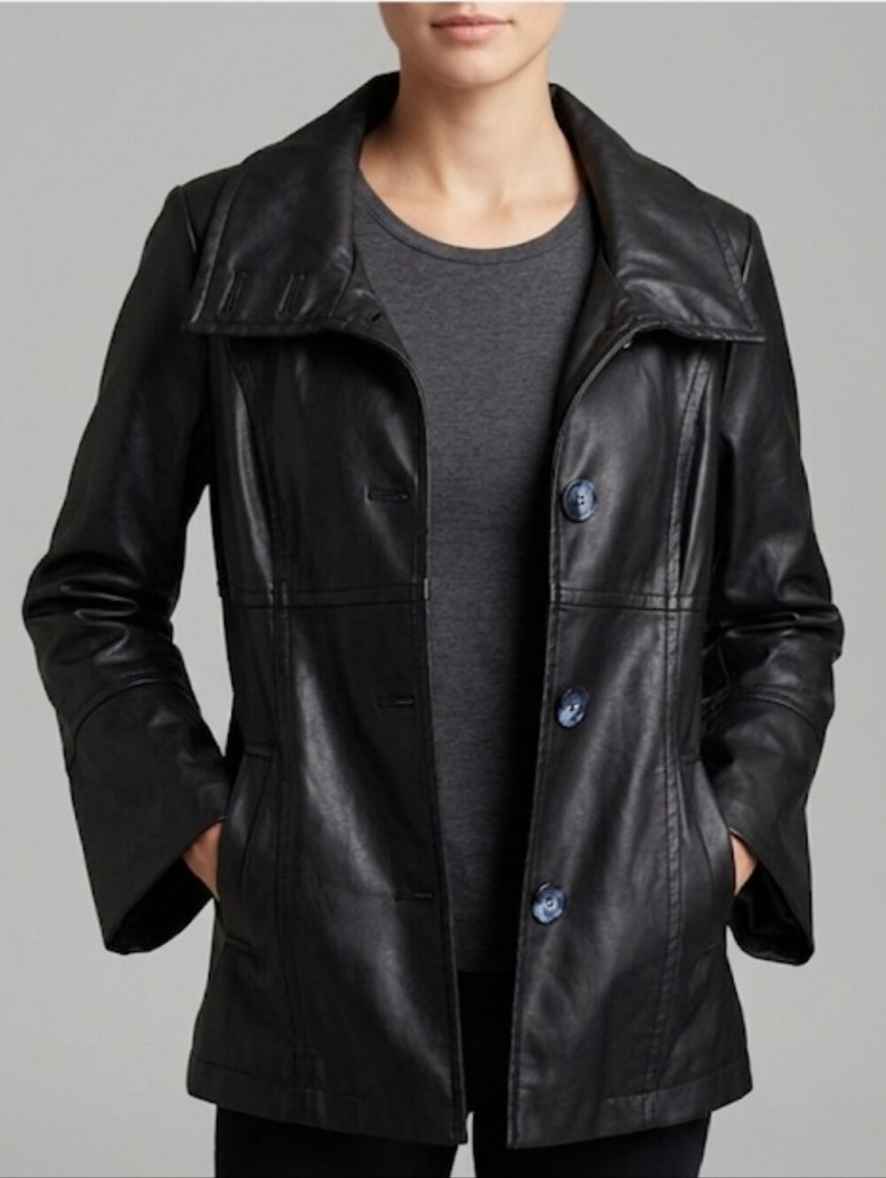 NWOT GENEOLOGY LEATHER JACKET
